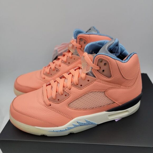 Nike Air Jordan 5  DJ Khaled We The Best Crimson Bliss Sneakers Sz 9 DN3802-001 - Picture 1 of 6